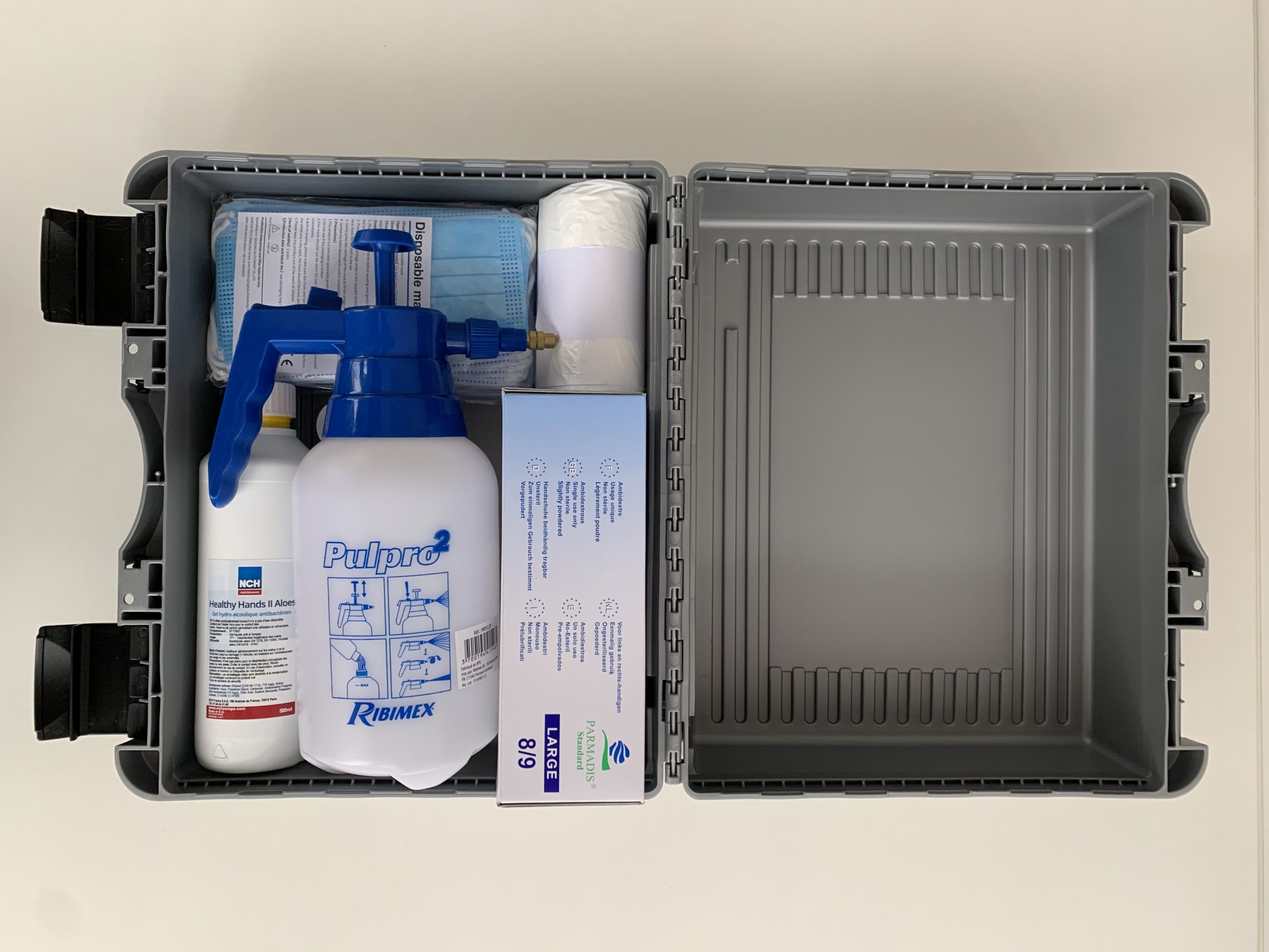 kit sanitaire désinfection