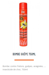 bombe guepe anti frelon