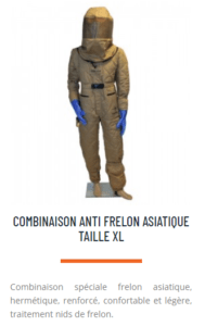 combinaison equipement anti frelon asiatique