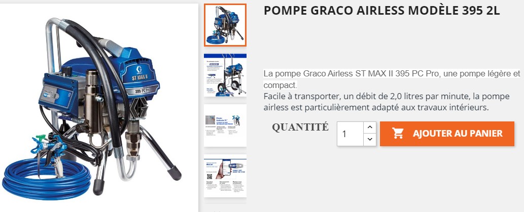 pompe pulverisateur graco