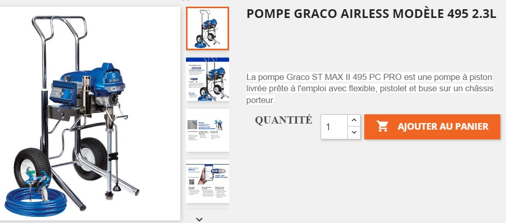 pompe pulverisateur graco