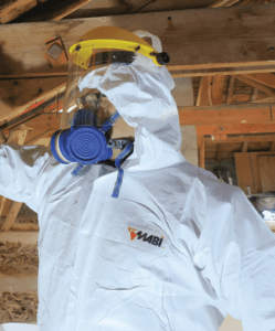demi masque protection respiratoire poussiere sur chantier